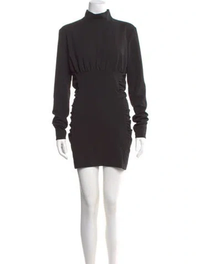 Pre-owned Nonchalant Turtleneck Mini Dress W/ Tags In Black