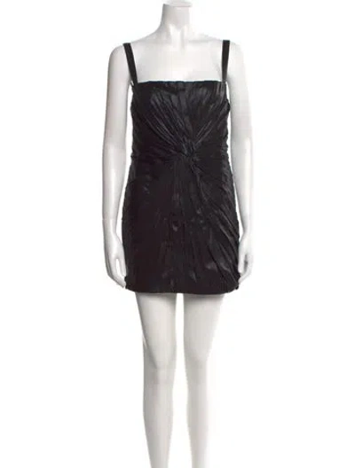Pre-owned Nonchalant Twist Mini Dress W/ Tags In Black