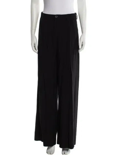 Pre-owned Nonchalant Wide Leg Pants In Black
