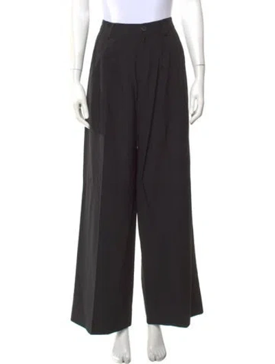 Pre-owned Nonchalant Wide Leg Pants In Black
