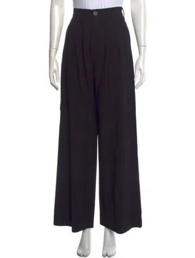 Pre-owned Nonchalant Wide Leg Pants In Black