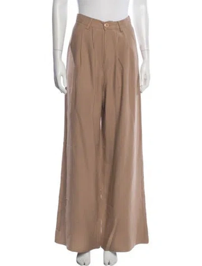 Pre-owned Nonchalant Wide Leg Pants In Brown