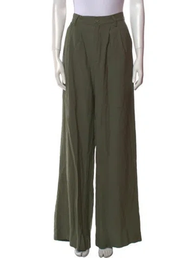 Pre-owned Nonchalant Wide Leg Pants In Green