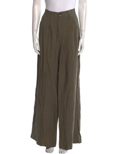 Pre-owned Nonchalant Wide Leg Pants In Green