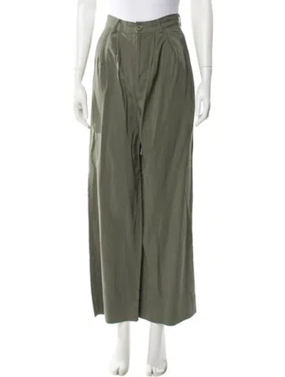 Pre-owned Nonchalant Wide Leg Pants In Green
