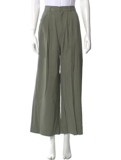 Pre-owned Nonchalant Wide Leg Pants In Green