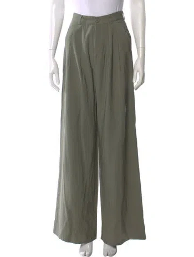 Pre-owned Nonchalant Wide Leg Pants In Green