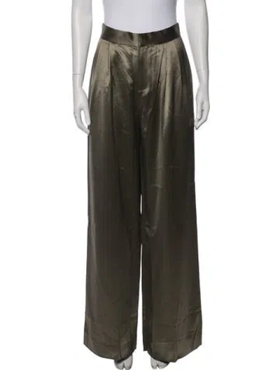 Pre-owned Nonchalant Wide Leg Pants In Green