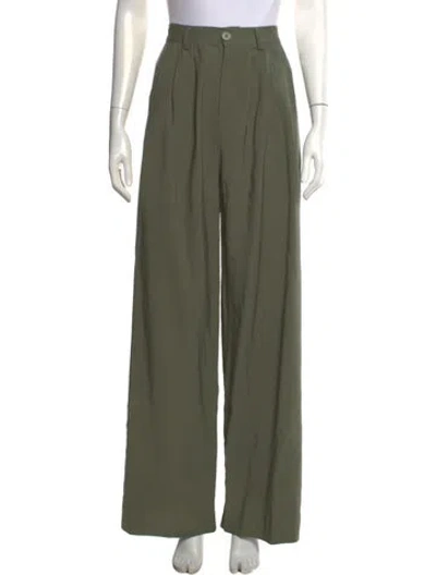 Pre-owned Nonchalant Wide Leg Pants In Green