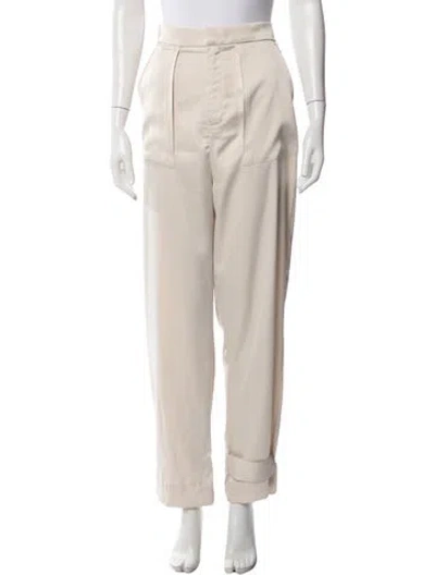 Pre-owned Nonchalant Wide Leg Pants In Neutrals
