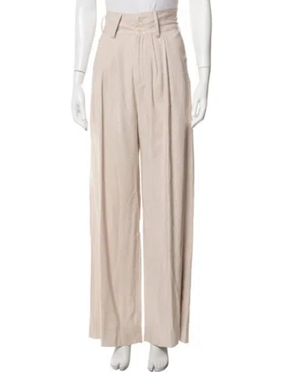 Pre-owned Nonchalant Wide Leg Pants In Neutrals