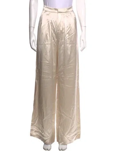 Pre-owned Nonchalant Wide Leg Pants In Neutrals