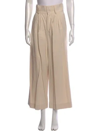 Pre-owned Nonchalant Wide Leg Pants In Neutrals