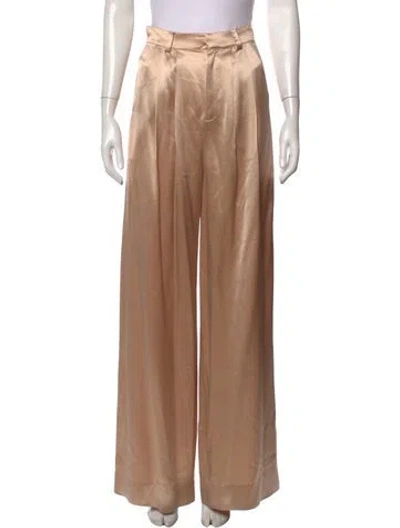 Pre-owned Nonchalant Wide Leg Pants In Neutrals