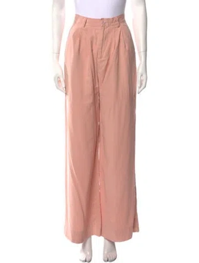 Pre-owned Nonchalant Wide Leg Pants In Pink