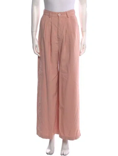 Pre-owned Nonchalant Wide Leg Pants In Pink