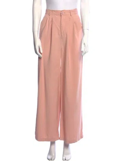 Pre-owned Nonchalant Wide Leg Pants In Pink