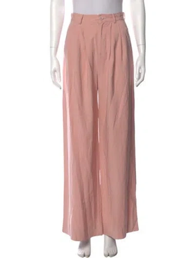 Pre-owned Nonchalant Wide Leg Pants In Pink