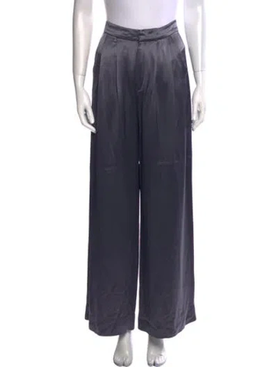 Pre-owned Nonchalant Wide Leg Pants In Silver