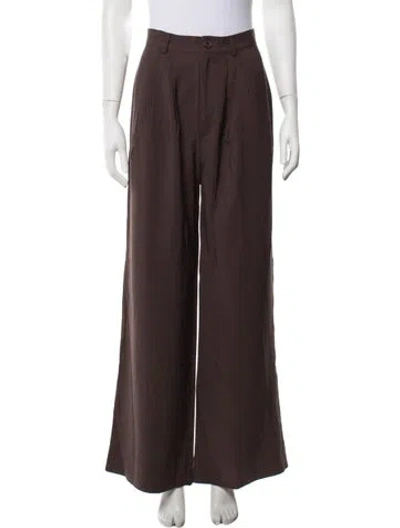 Pre-owned Nonchalant Wide Leg Pants W/ Tags In Brown