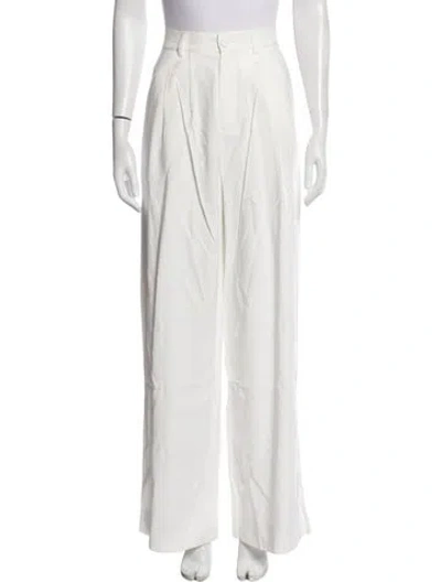 Pre-owned Nonchalant Wide Leg Pants W/ Tags In White