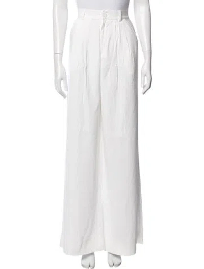 Pre-owned Nonchalant Wide Leg Pants W/ Tags In White