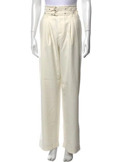 Pre-owned Nonchalant Wide Leg Pants W/ Tags In White