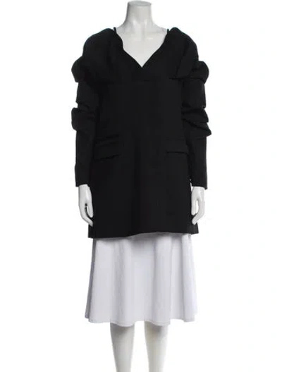 Pre-owned Nonchalant Wool Jacket In Black