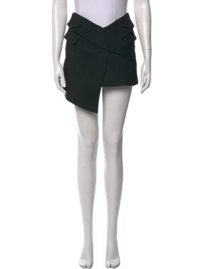 Pre-owned Nonchalant Wool Mini Skirt In Black