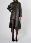 Nonchalantlabel Adrian Trench Coat In Army Green In Green