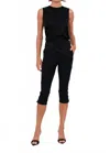 Nonchalantlabel Aiyla Capris Pants In Black In Black