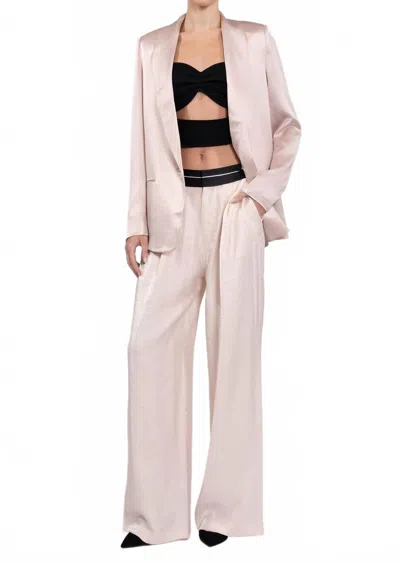 Nonchalantlabel Berlin Blazer In Blush In Pink