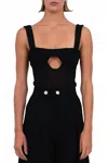 Nonchalantlabel Carmen Tank Top In Black In Black
