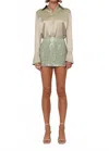 Nonchalantlabel Cassia Long Sleeve Top In Desert Sage In Multi