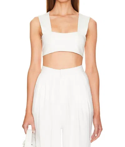 Nonchalantlabel Channing Crop Top In White