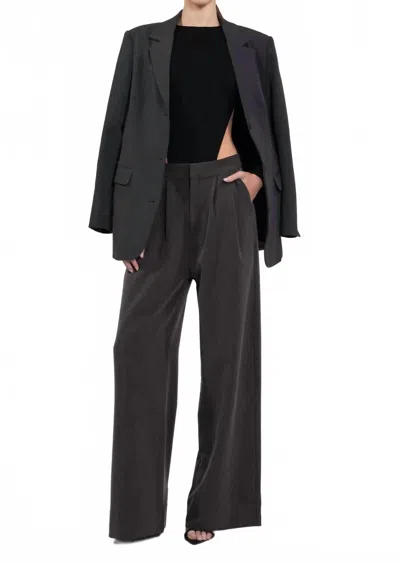 Nonchalantlabel Cyra Blazer In Gray