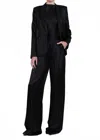 Nonchalantlabel Darlene Blazer In Black/silver Stripes In Black