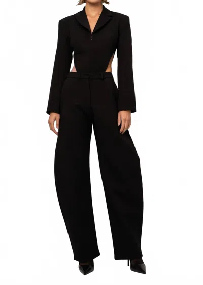 Nonchalantlabel Davina Bodysuit In Black