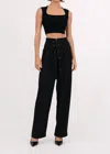 Nonchalantlabel Demi Crop Top In Black In Black