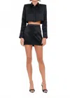 Nonchalantlabel Eden Crop Top In Black In Black