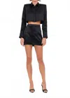 Nonchalantlabel Eden Crop Top In Black In Black