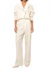 Nonchalantlabel Emersyn Trouser In Winter White In Neutral