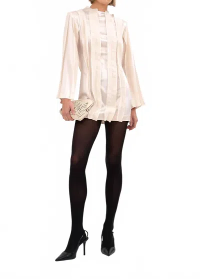 Nonchalantlabel Enzo Mini Dress In Champagne In Neutral