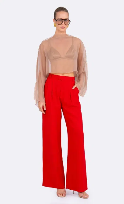 Nonchalantlabel Gerber Pant In Red