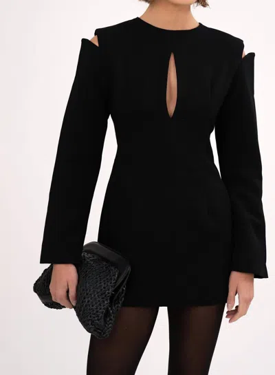 Nonchalantlabel Halston Mini Dress In Black