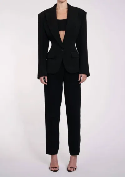 Nonchalantlabel Jax Blazer In Black