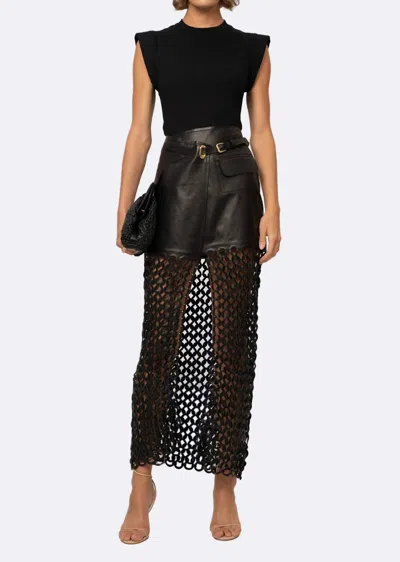 Nonchalantlabel Kallan Maxi Skirt In Black