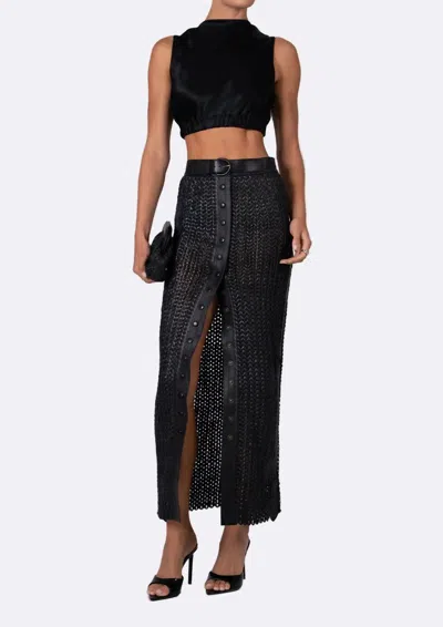 Nonchalantlabel Karina Maxi Skirt In Black