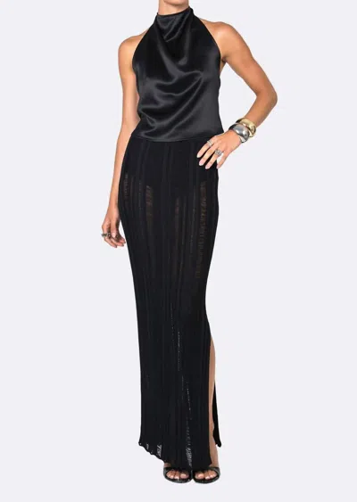 Nonchalantlabel Lilia Maxi Skirt In Black
