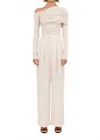 Nonchalantlabel Maple Long Sleeve Top In Bone In White